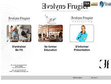 Tablet Screenshot of evelynefrugier.com